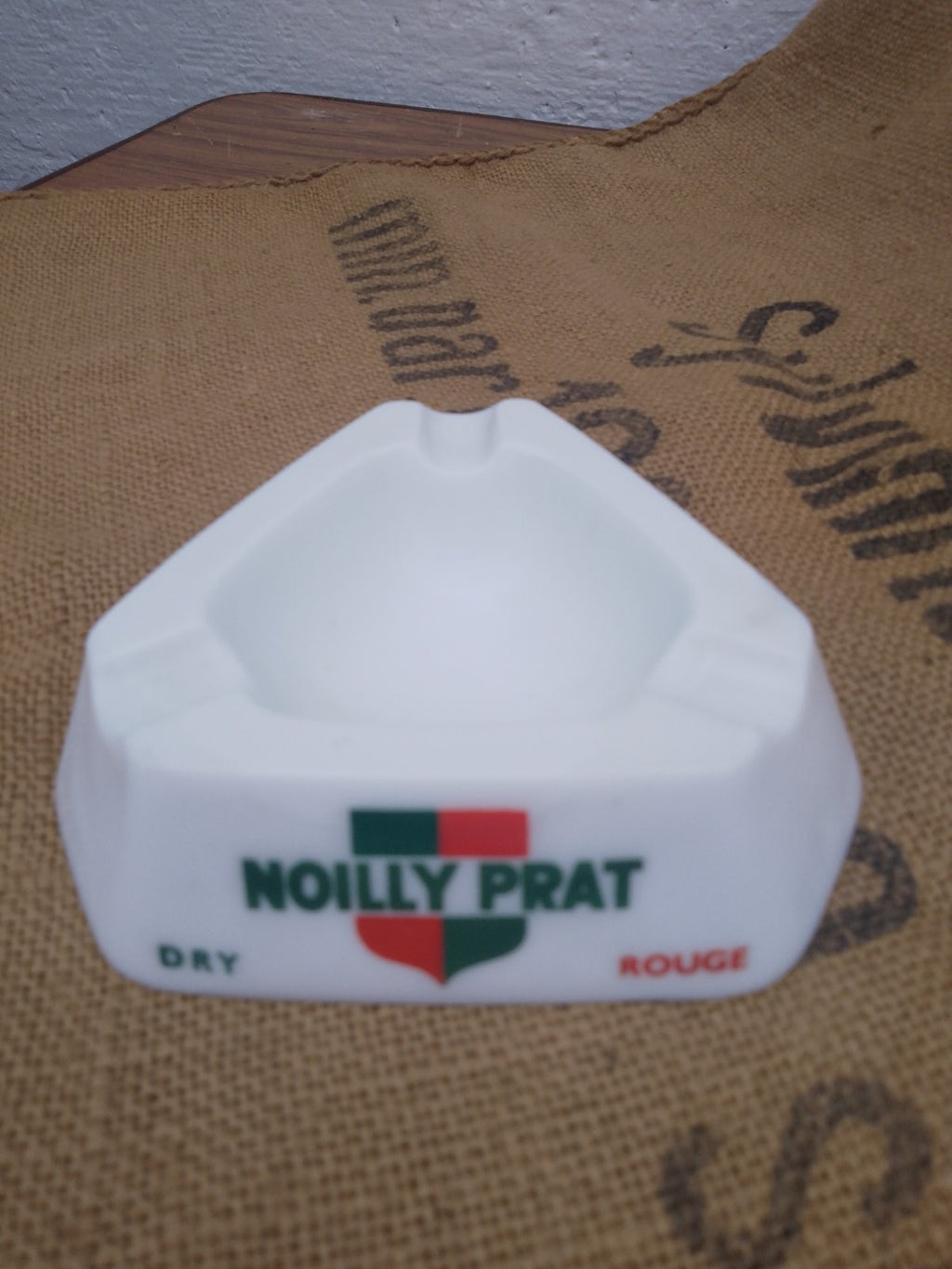Vintage French Noilly Prat ashtray Opaline Opalex France