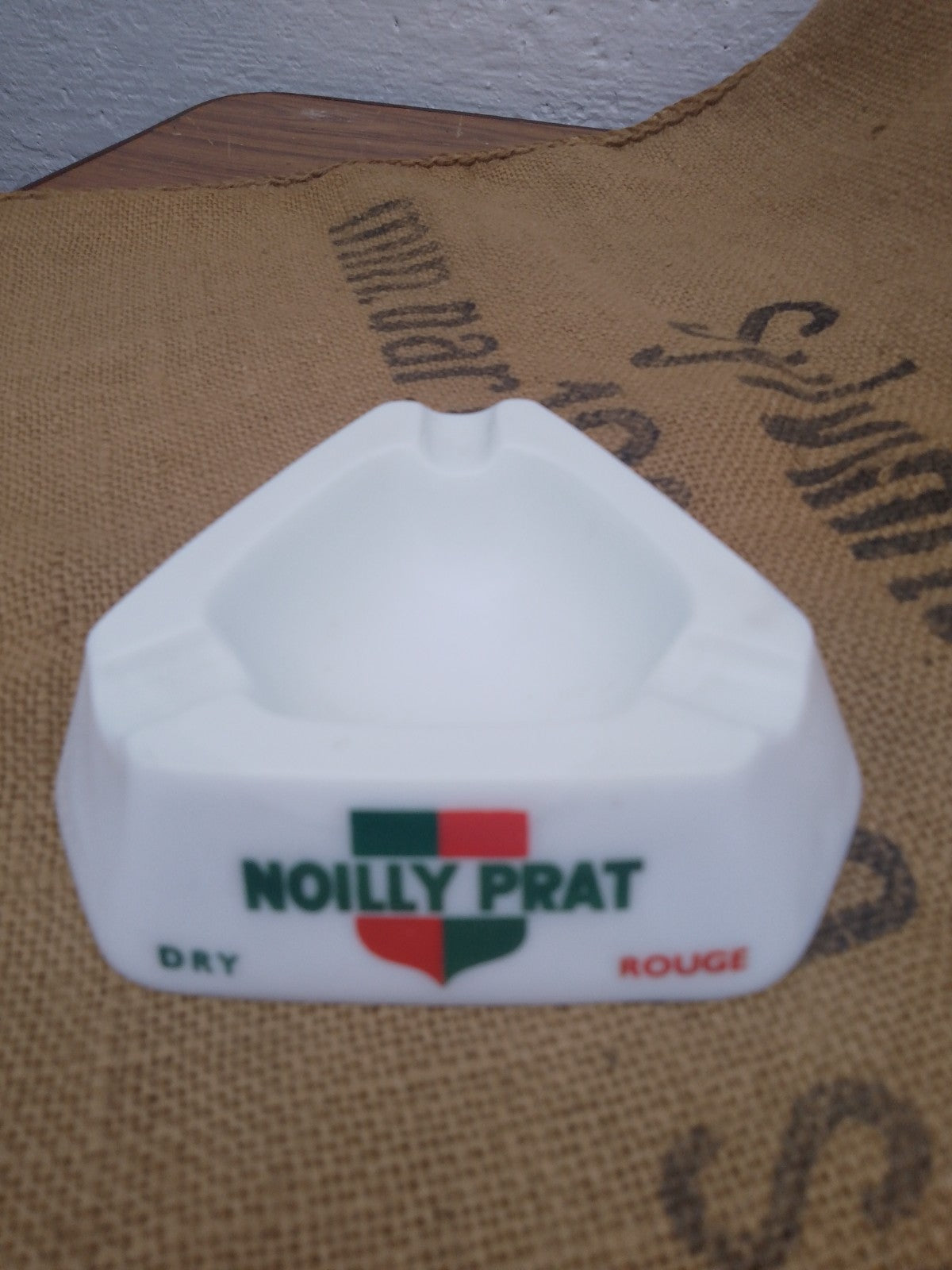 Vintage French Noilly Prat ashtray Opaline Opalex France