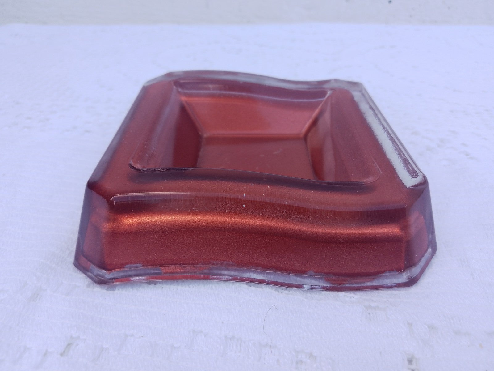 Vintage French COINTREAU Glass orange advertising ashtray Bar Pub Man Cave