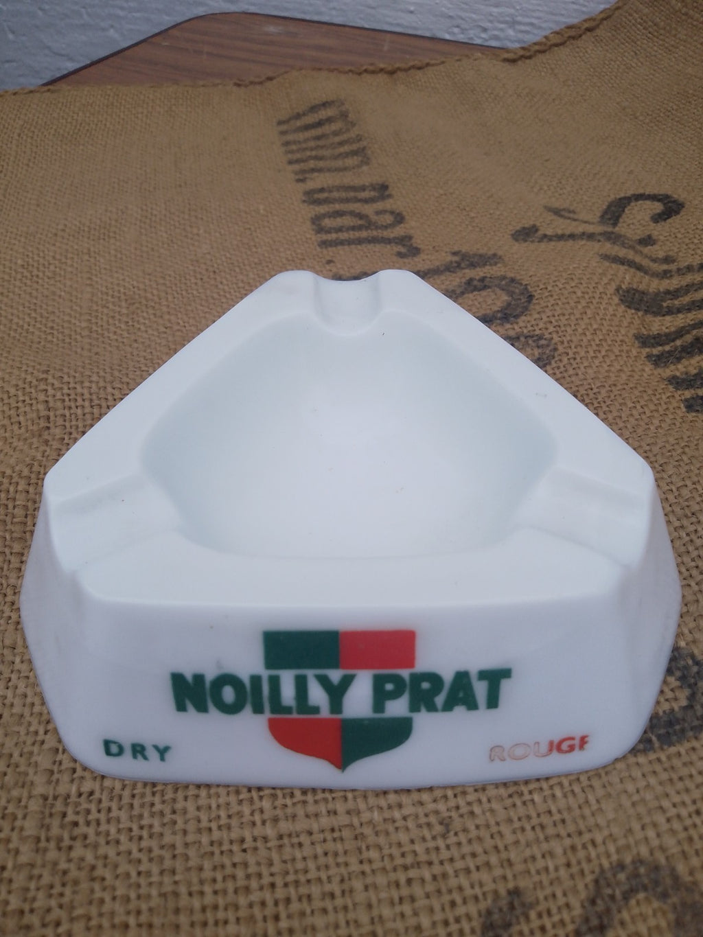 Vintage French Noilly Prat ashtray Opaline Opalex France