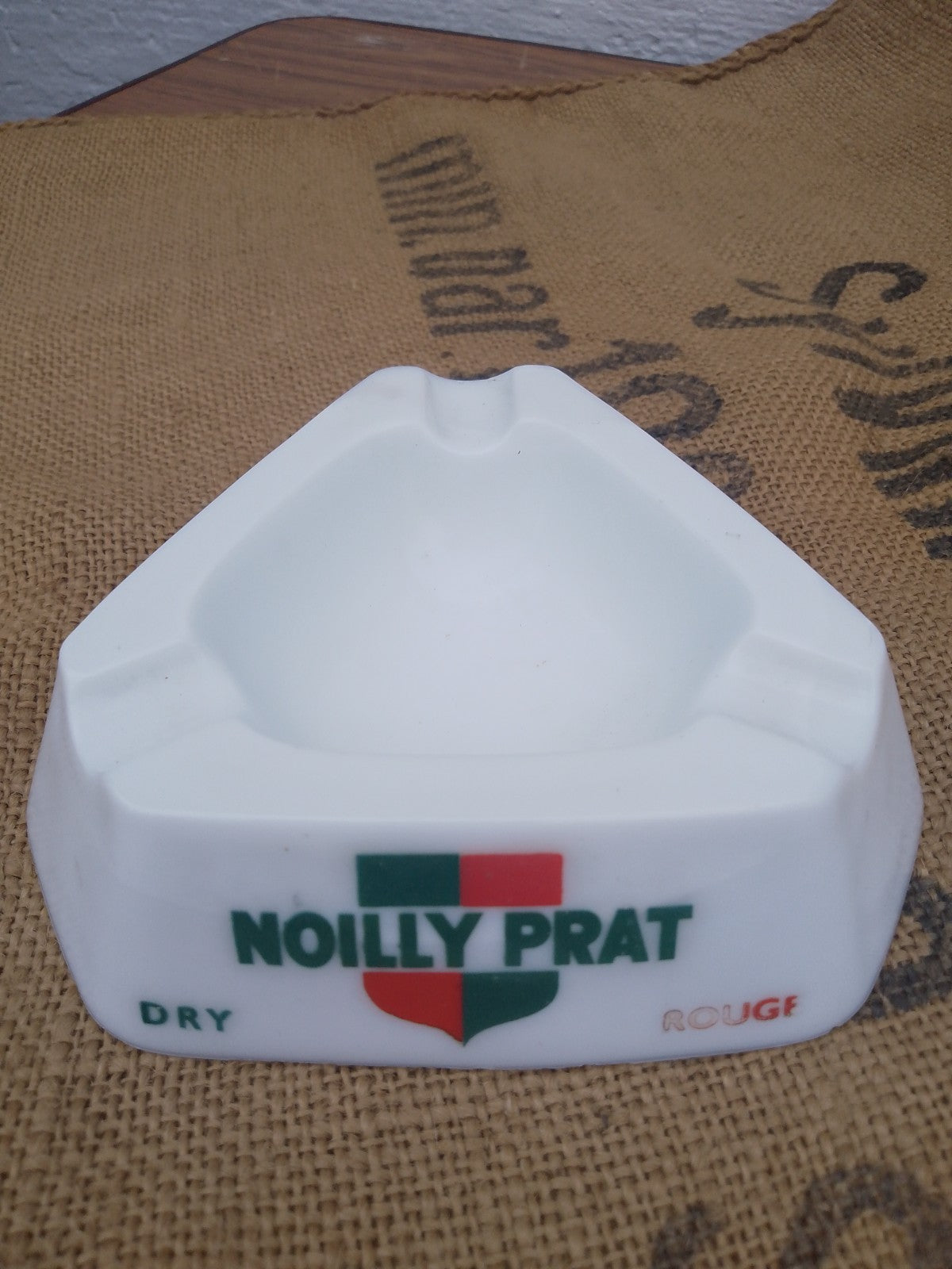 Vintage French Noilly Prat ashtray Opaline Opalex France