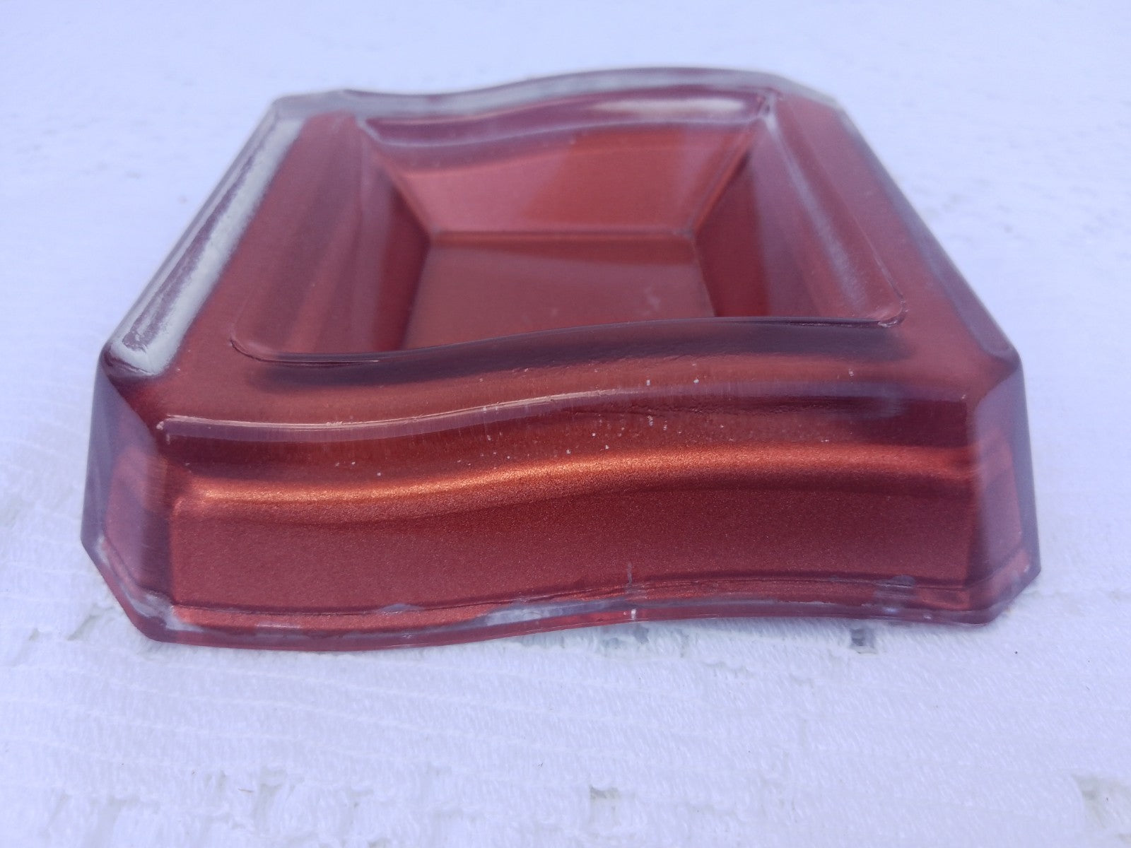 Vintage French COINTREAU Glass orange advertising ashtray Bar Pub Man Cave