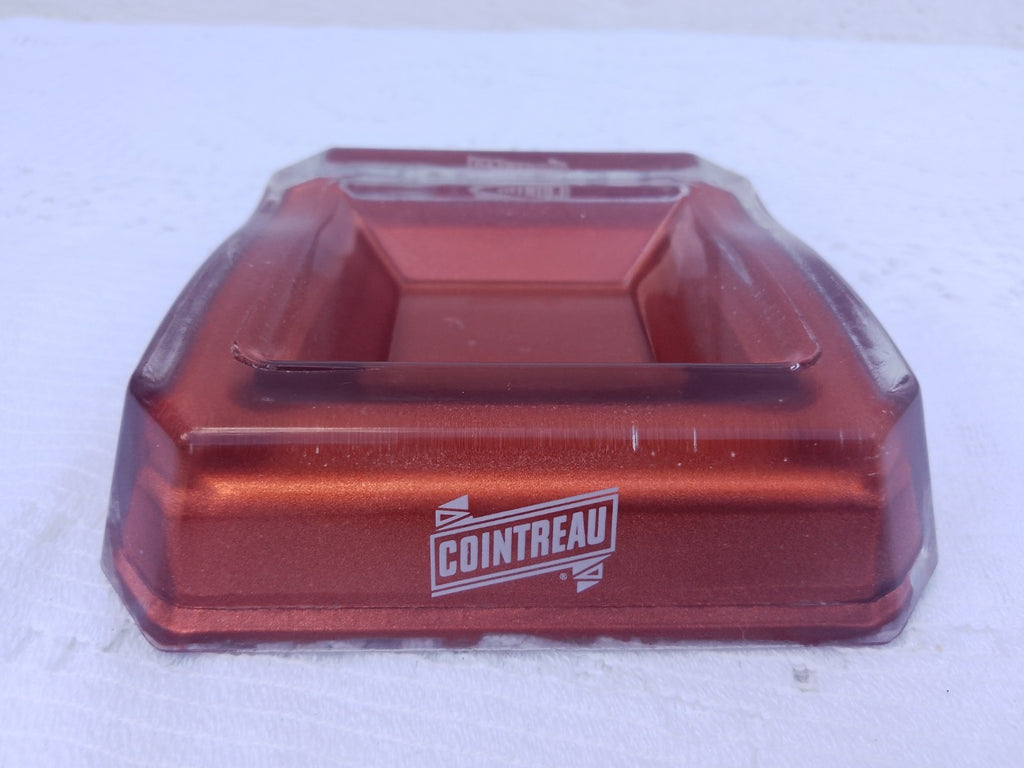 Vintage French COINTREAU Glass orange advertising ashtray Bar Pub Man Cave