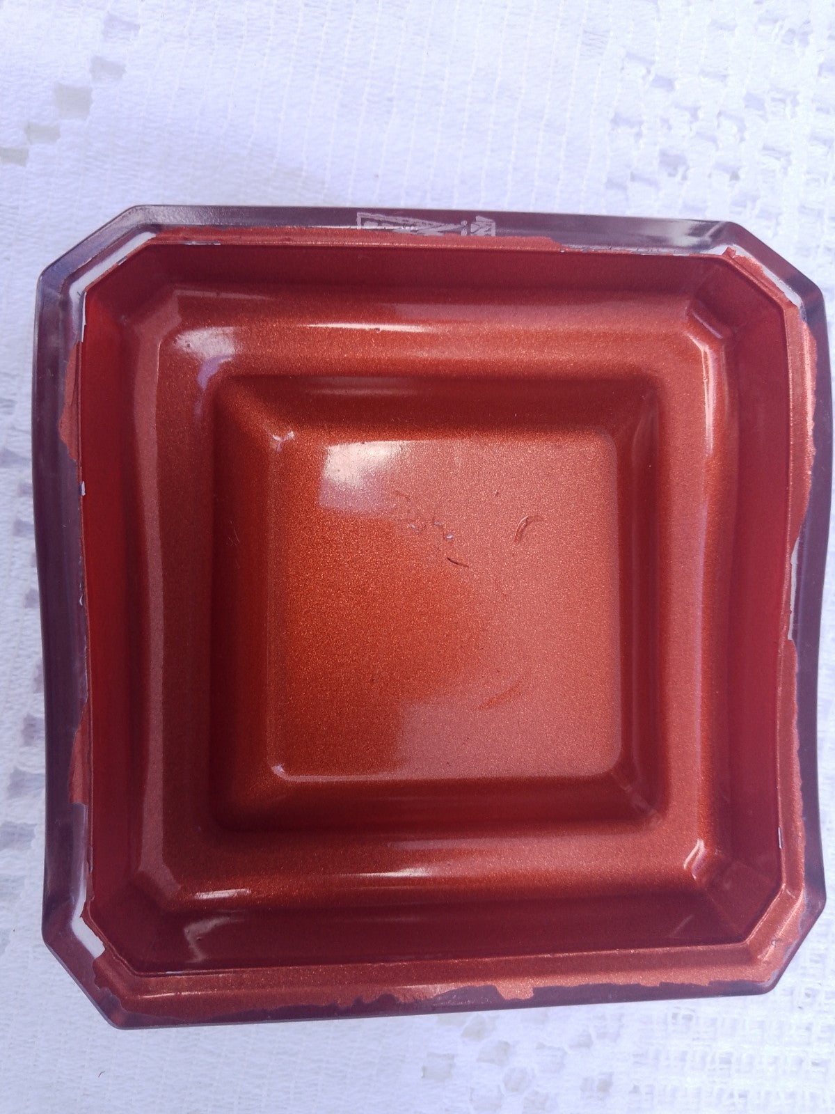 Vintage French COINTREAU Glass orange advertising ashtray Bar Pub Man Cave